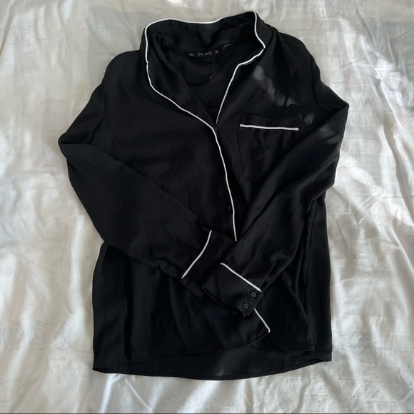 Zara black blouse - Picture 2 of 3